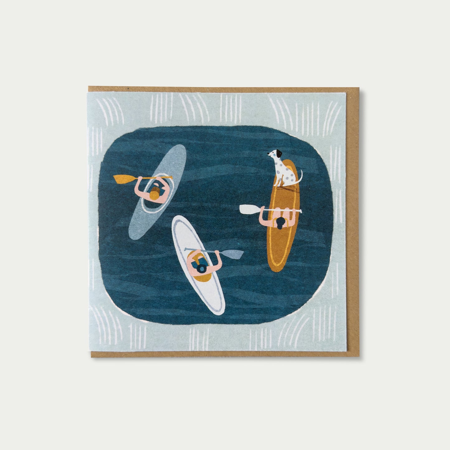 Paddleboarding Greetings Card