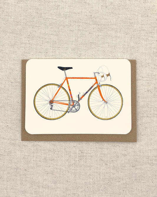 Retro Bicycle Greetings Card