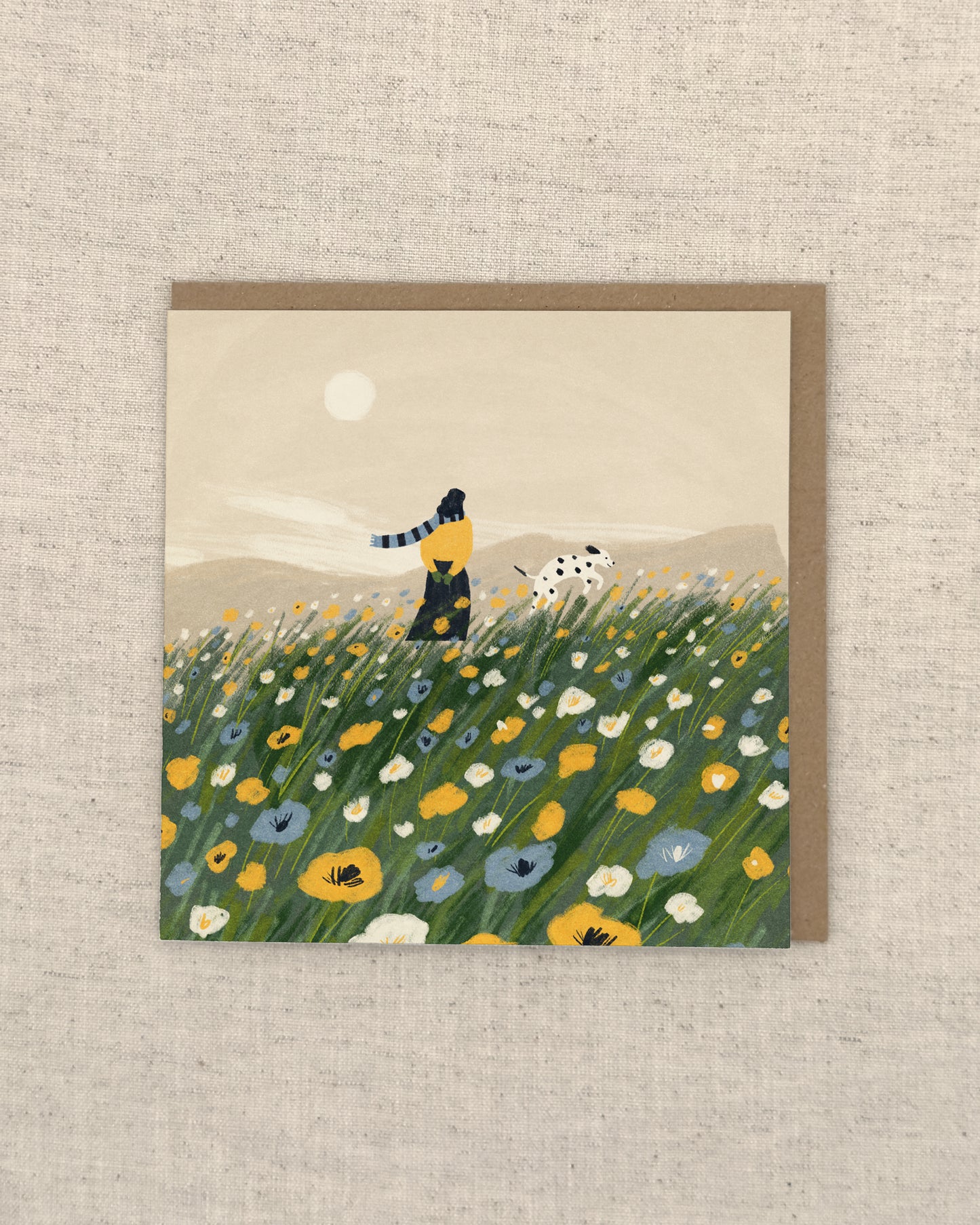 Spring Walk Greetings Card