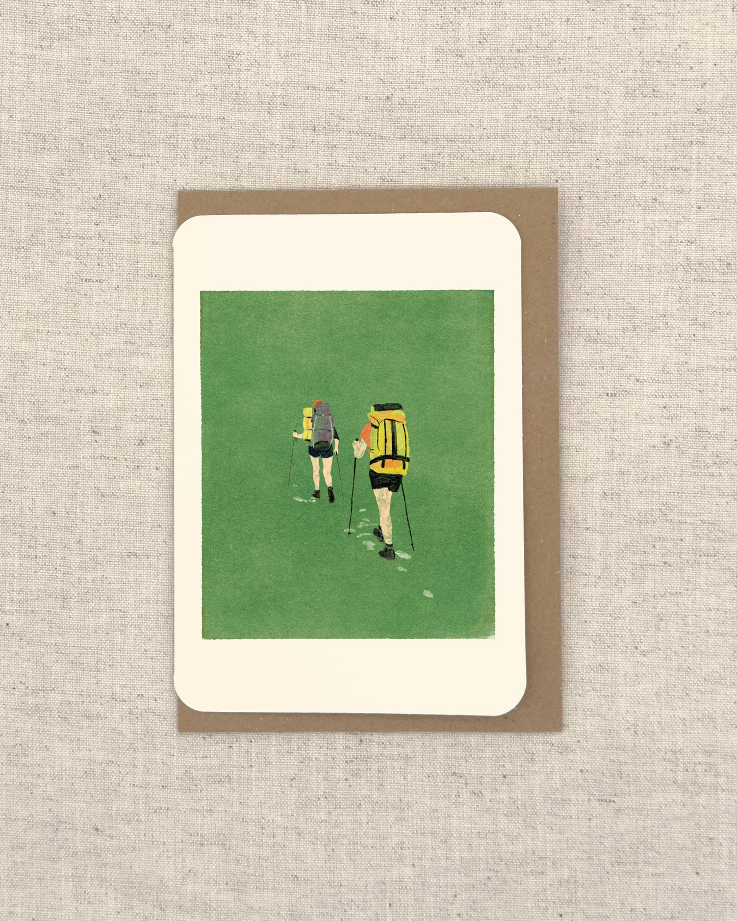Swatch Hikers Greetings Card