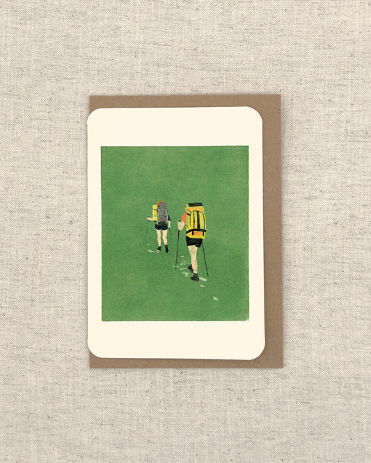 Swatch Hikers Greetings Card