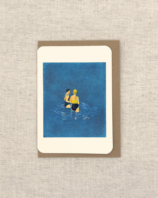 Swatch Wild Swimmers Greetings Card