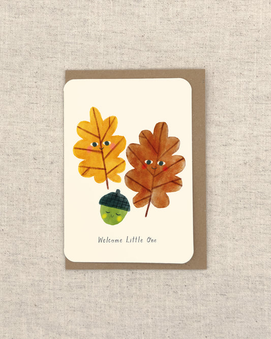 Welcome Little One Greetings Card