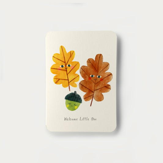 Welcome Little One Greetings Card