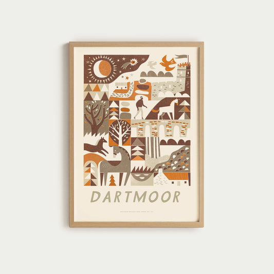 Dartmoor National Park Art Print