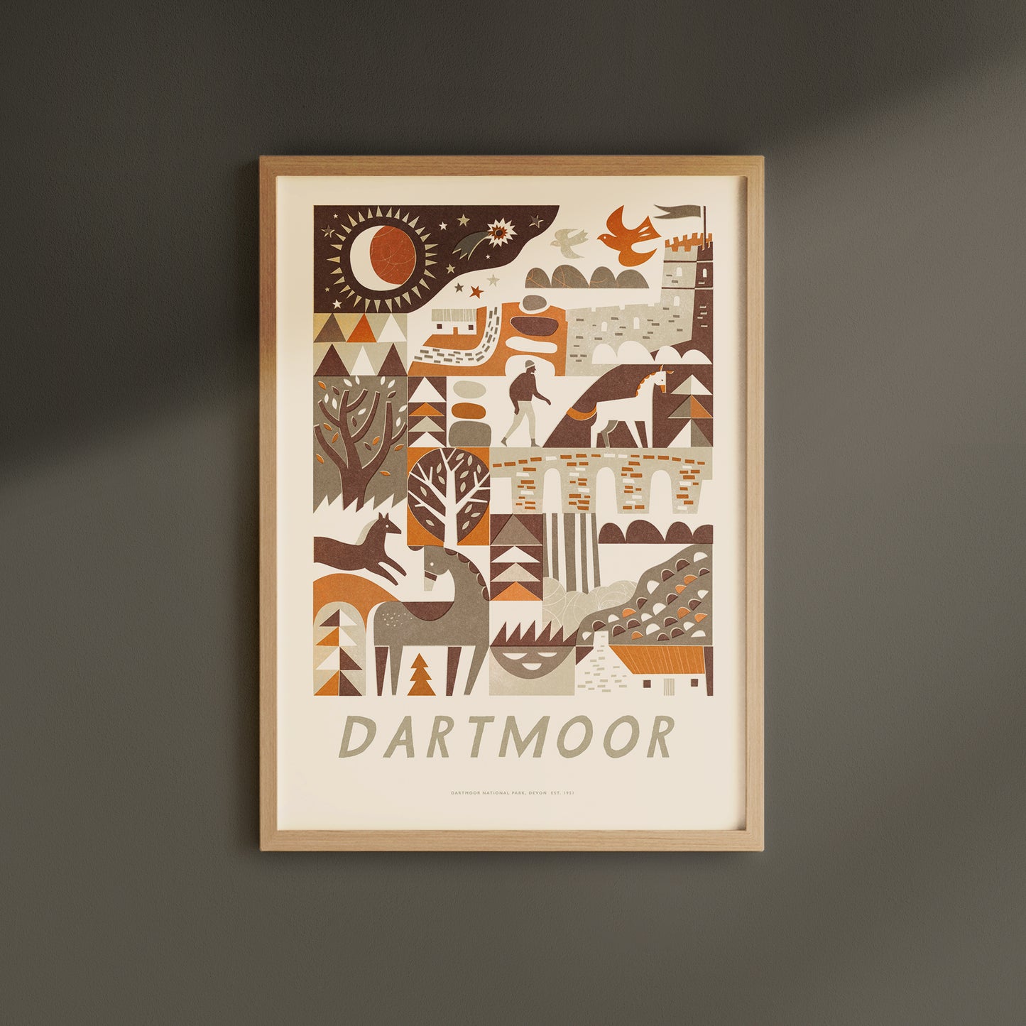 Dartmoor National Park Art Print