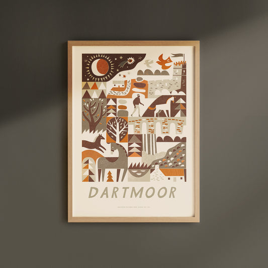 Dartmoor National Park Art Print