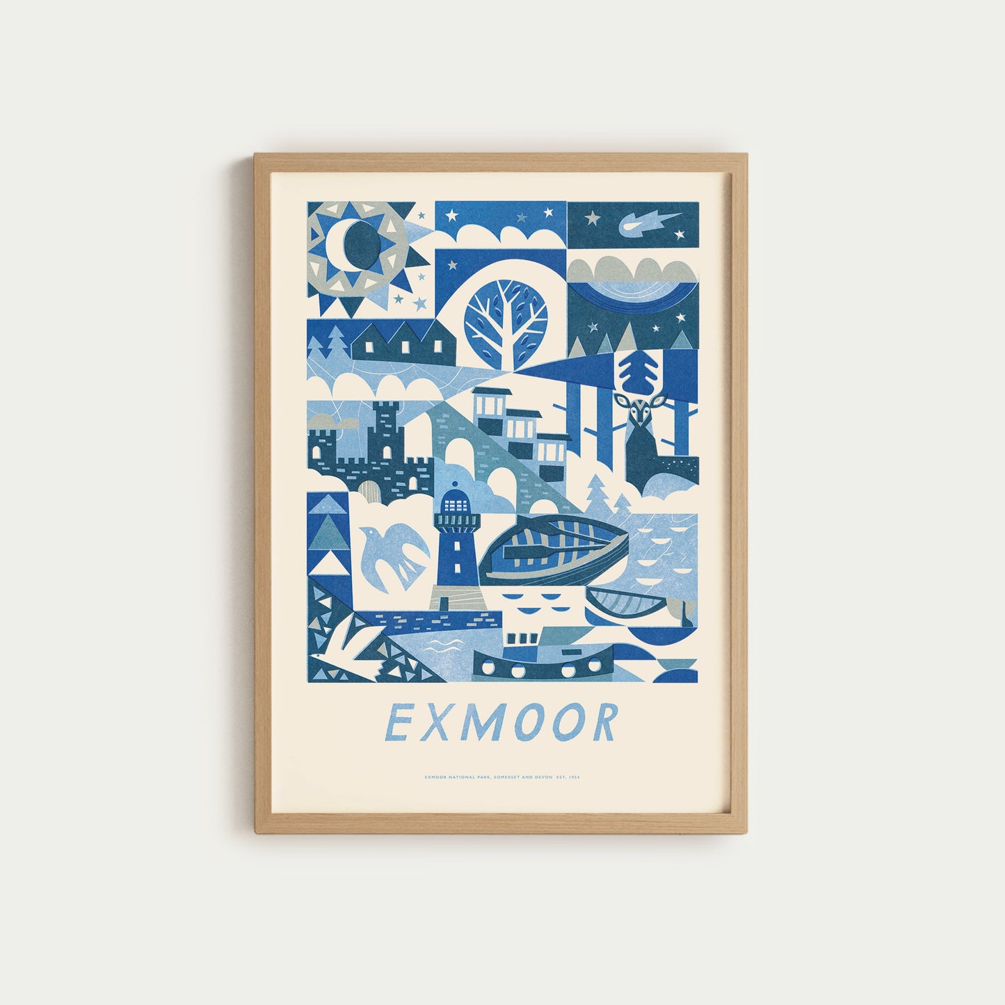 Exmoor National Park Art Print