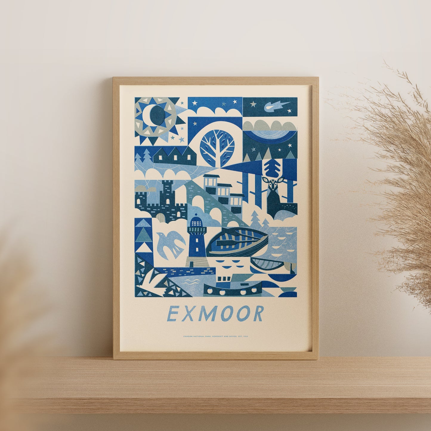 Exmoor National Park Art Print