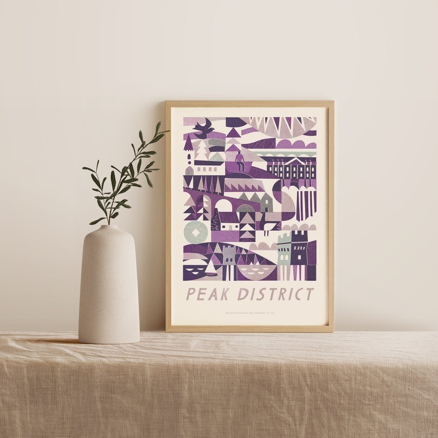 Peak District National Park Art Print