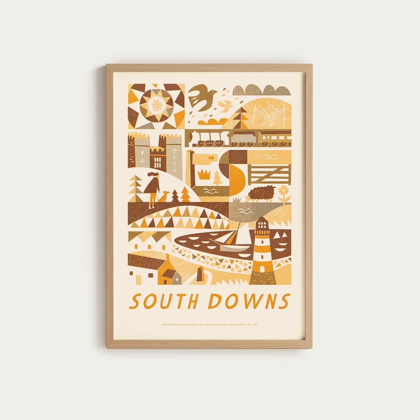 South Downs National Park Art Print