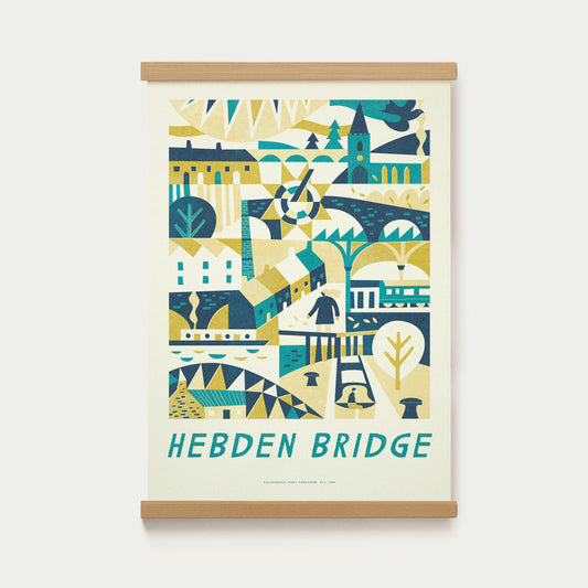 Hebden Bridge A3 Art Print