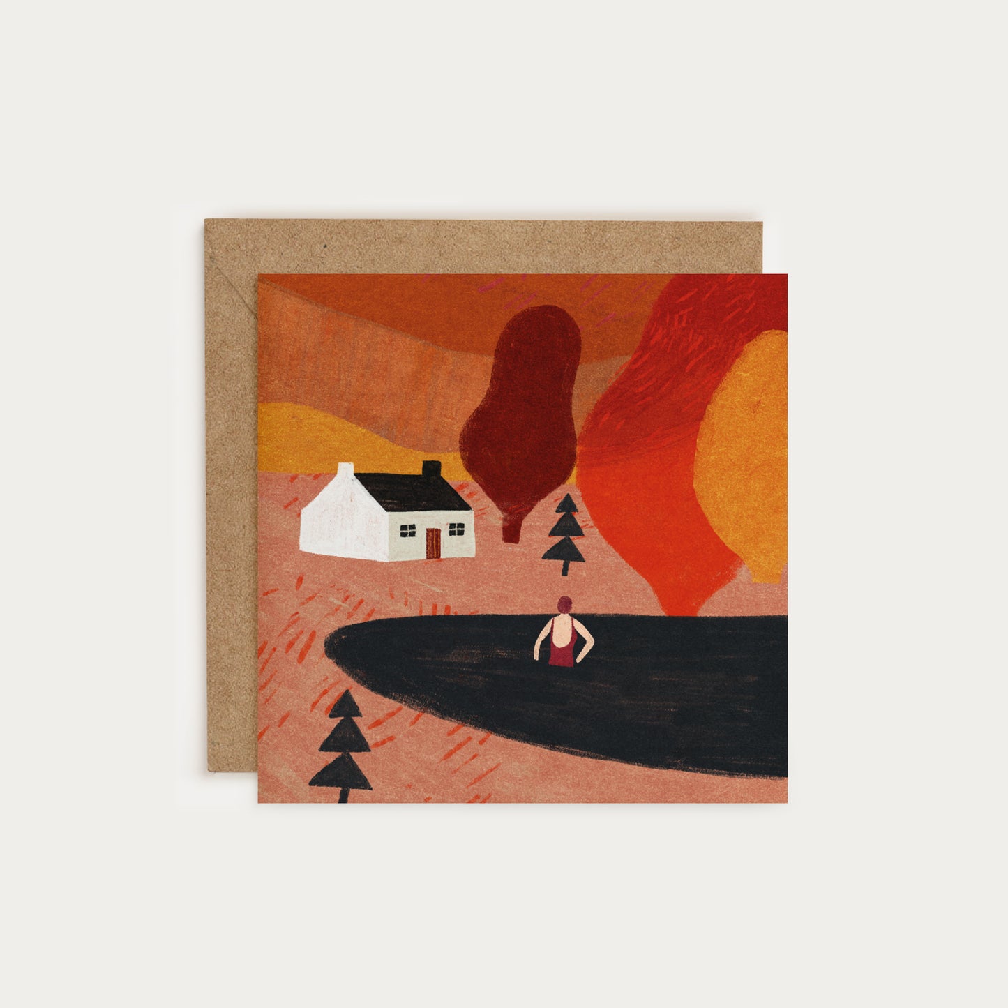 Autumn Dip Greetings Card