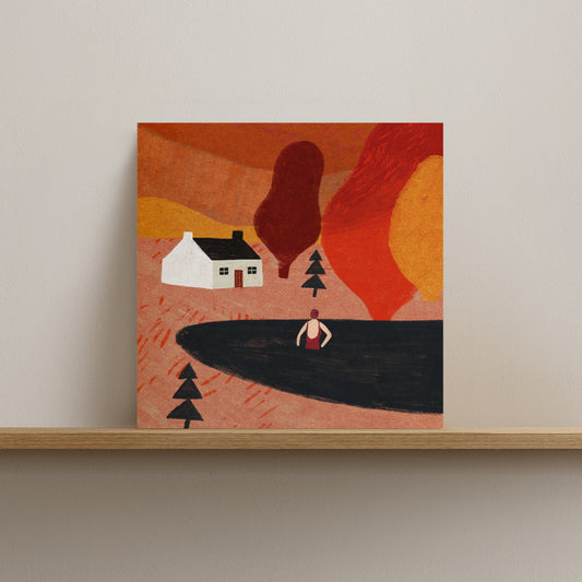 Autumn Dip Greetings Card