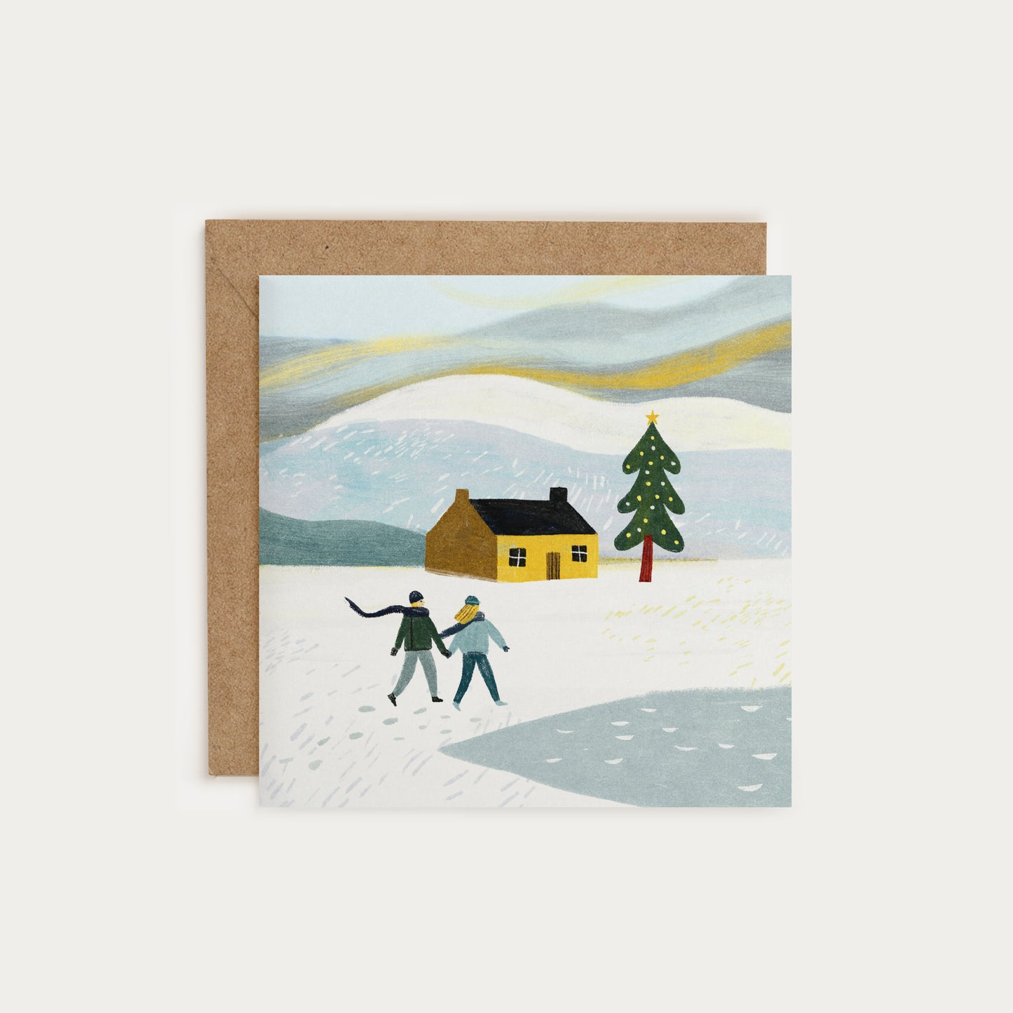 Christmas Walk Greetings Card