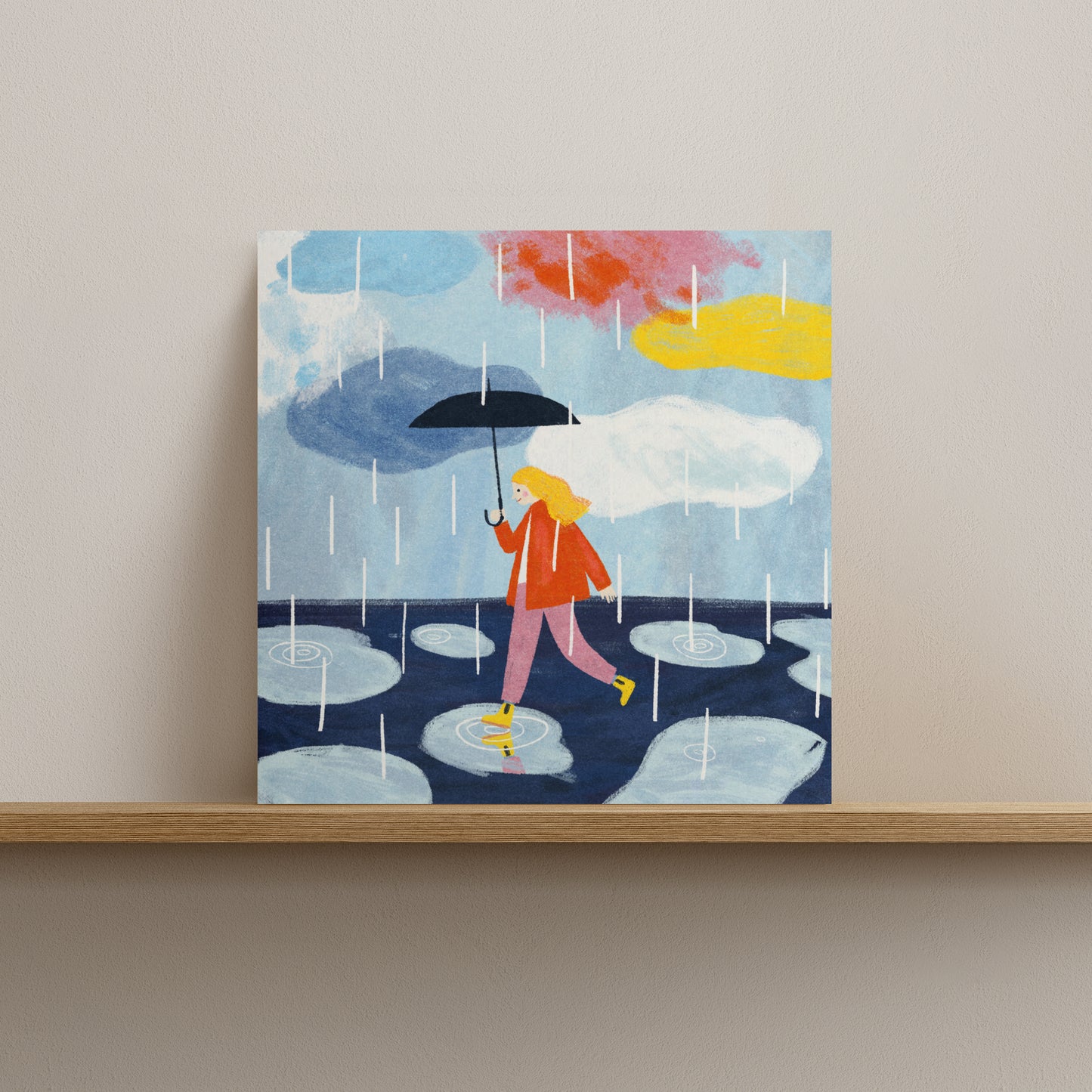 Rainy Day Greetings Card