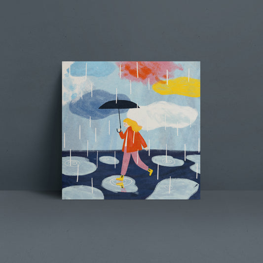 Rainy Day Greetings Card