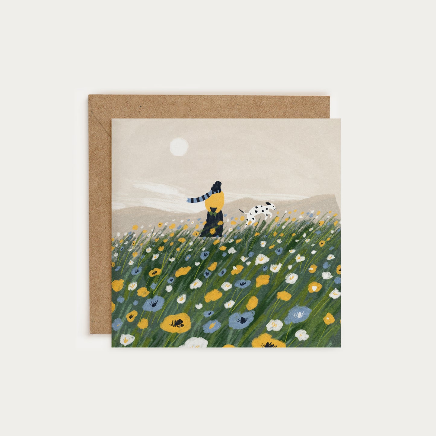 Spring Walk Greetings Card