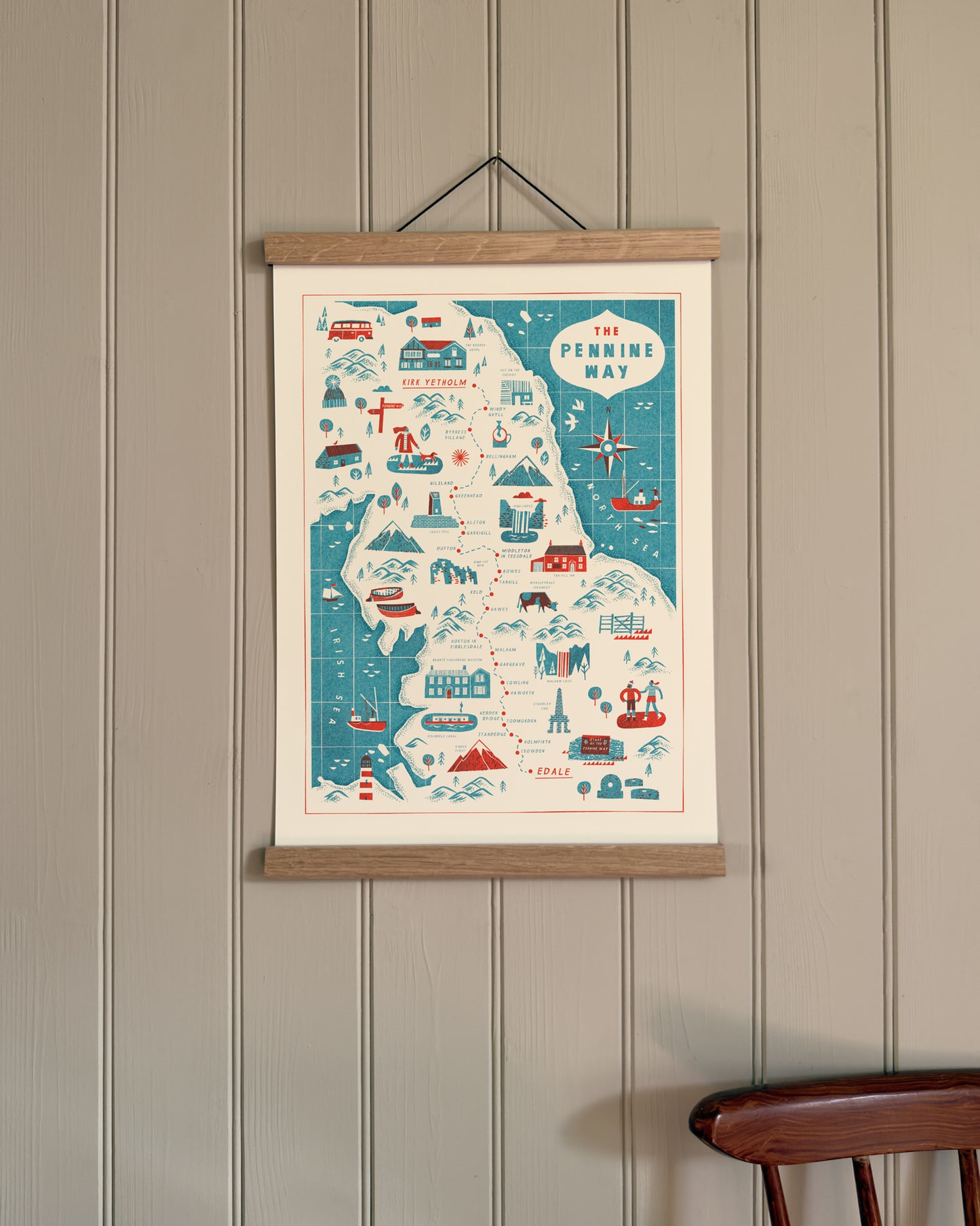 Pennine Way A3 Route Map