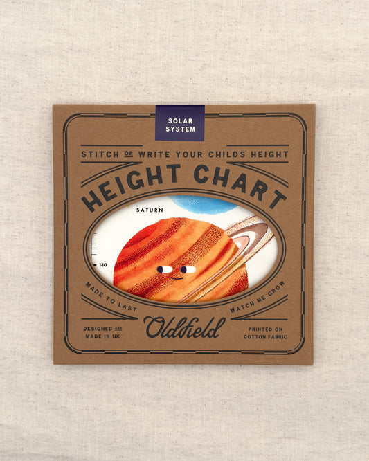 Solar System Children's Fabric Height Chart