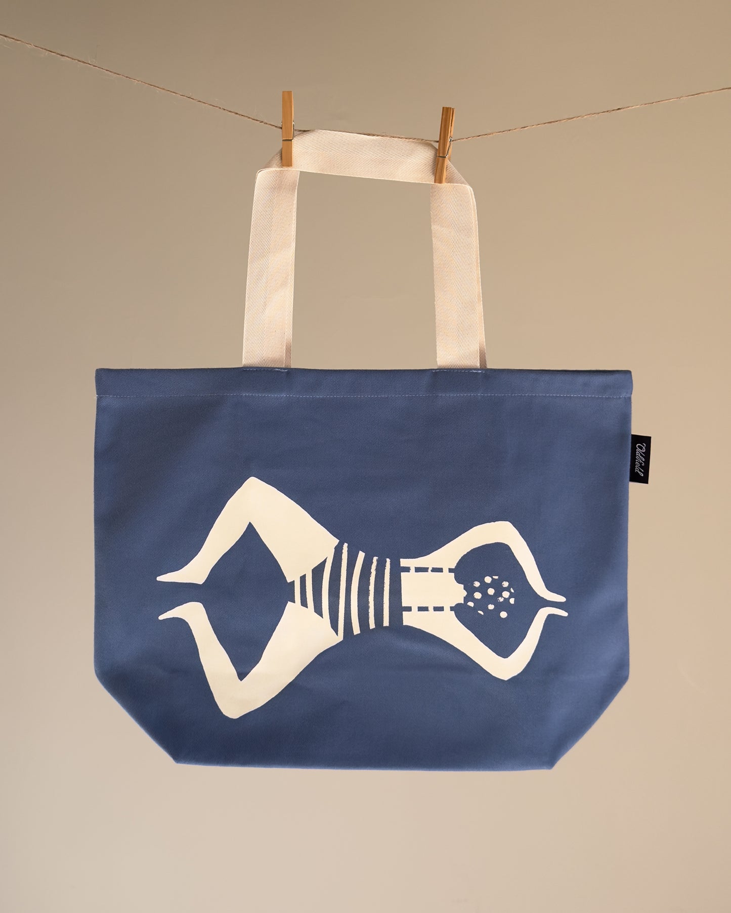 Swimmer - Blue Tote Bag