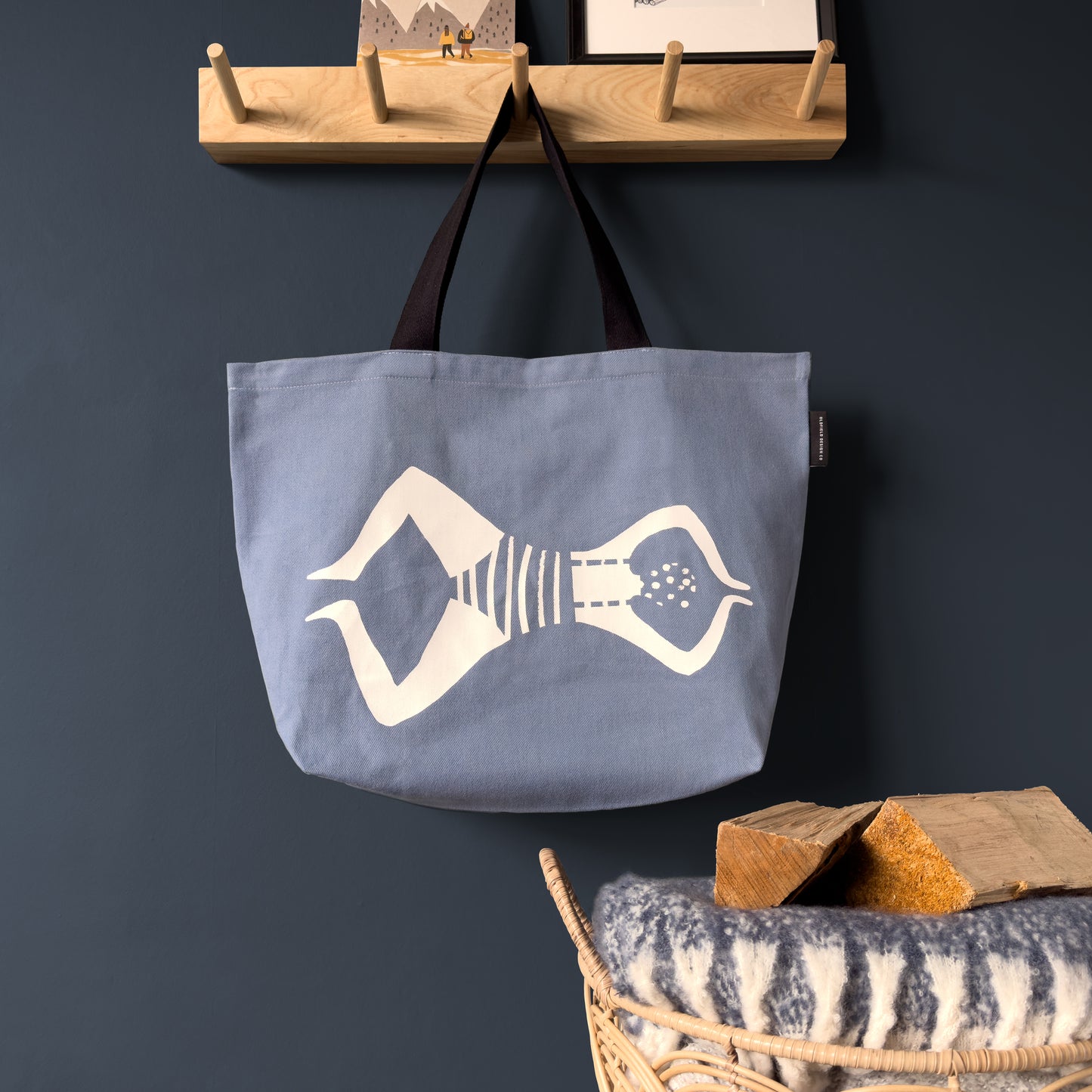 Swimmer - Blue Tote Bag