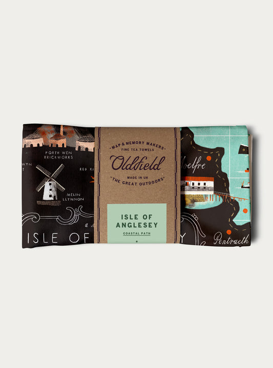 Anglesey Coastal Path Tea Towel