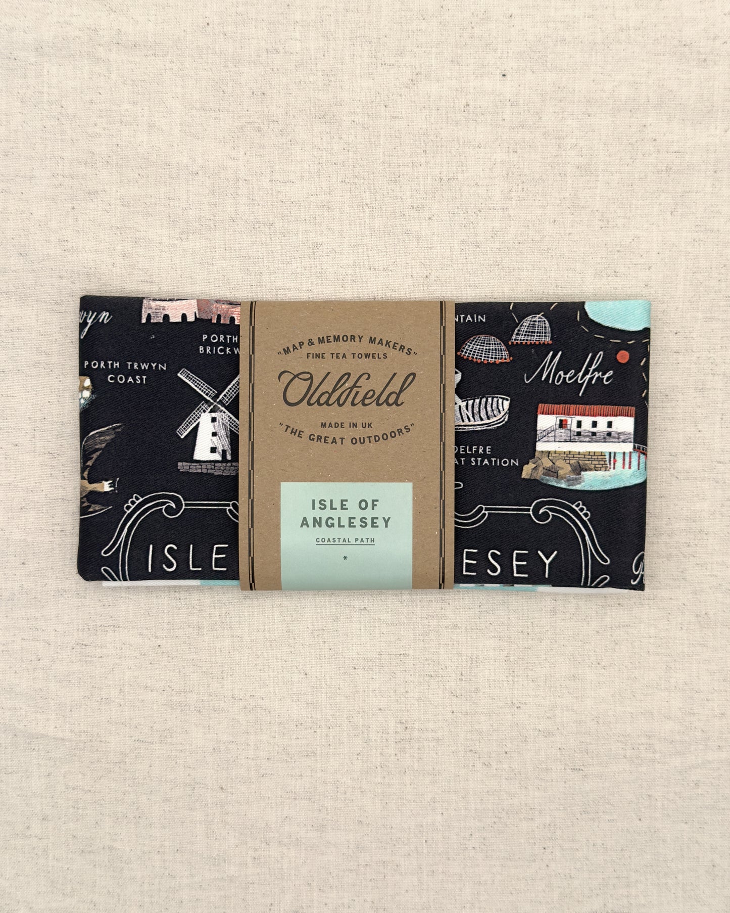 Anglesey Coastal Path Tea Towel