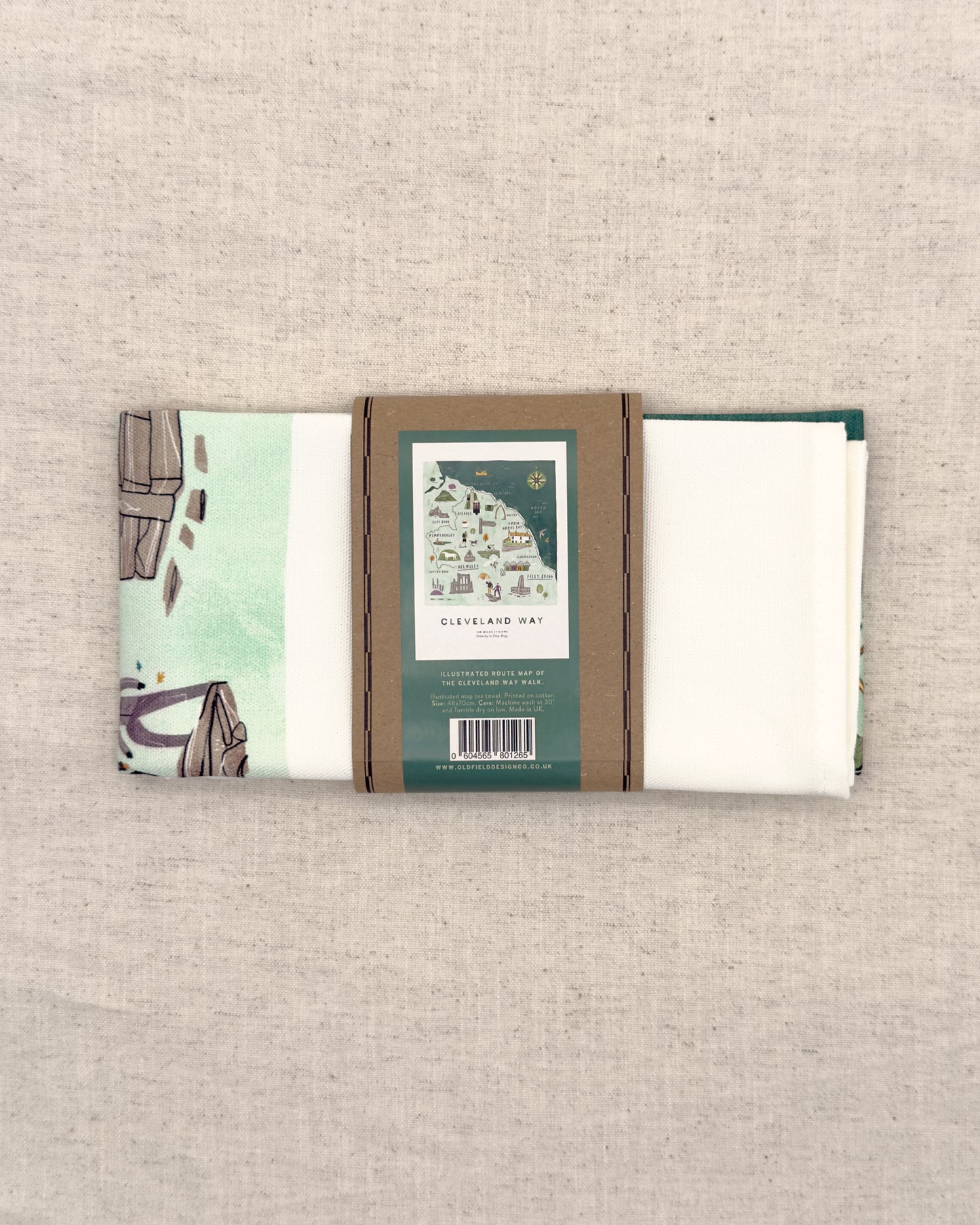 Cleveland Way Tea Towel