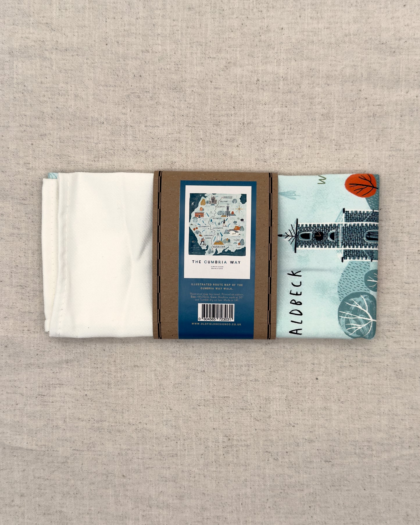 The Cumbria Way Tea Towel
