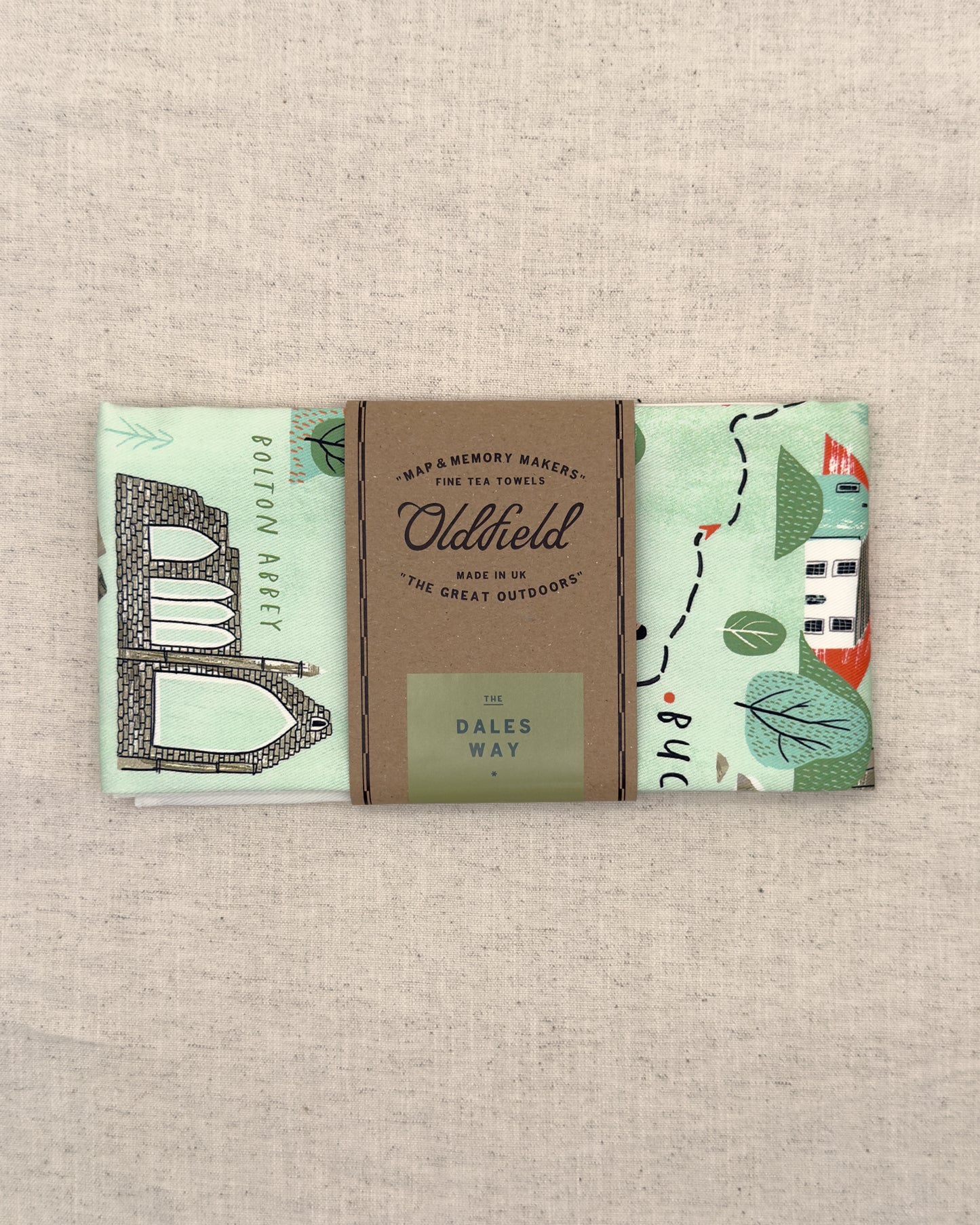 Dales Way Tea Towel