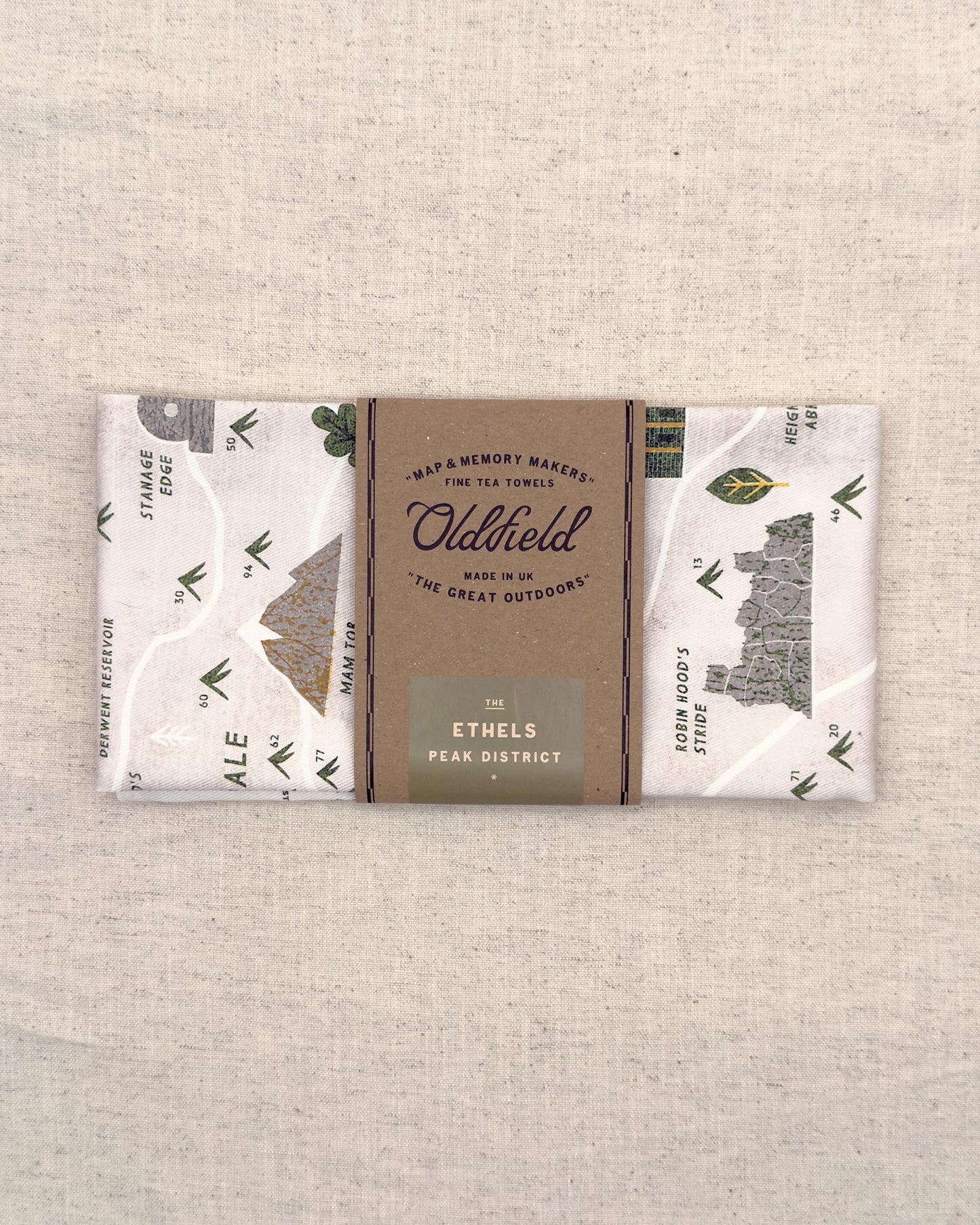 The Peak District Ethels Tea Towel
