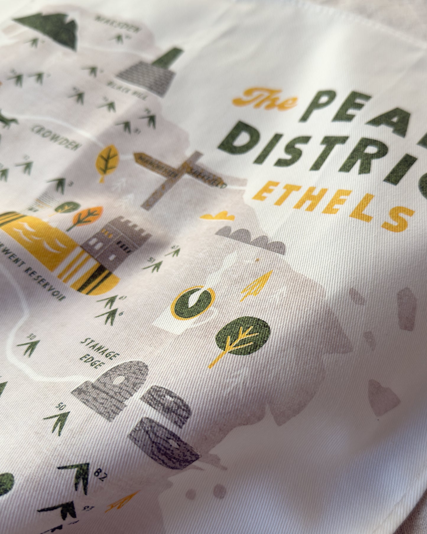 The Peak District Ethels Tea Towel