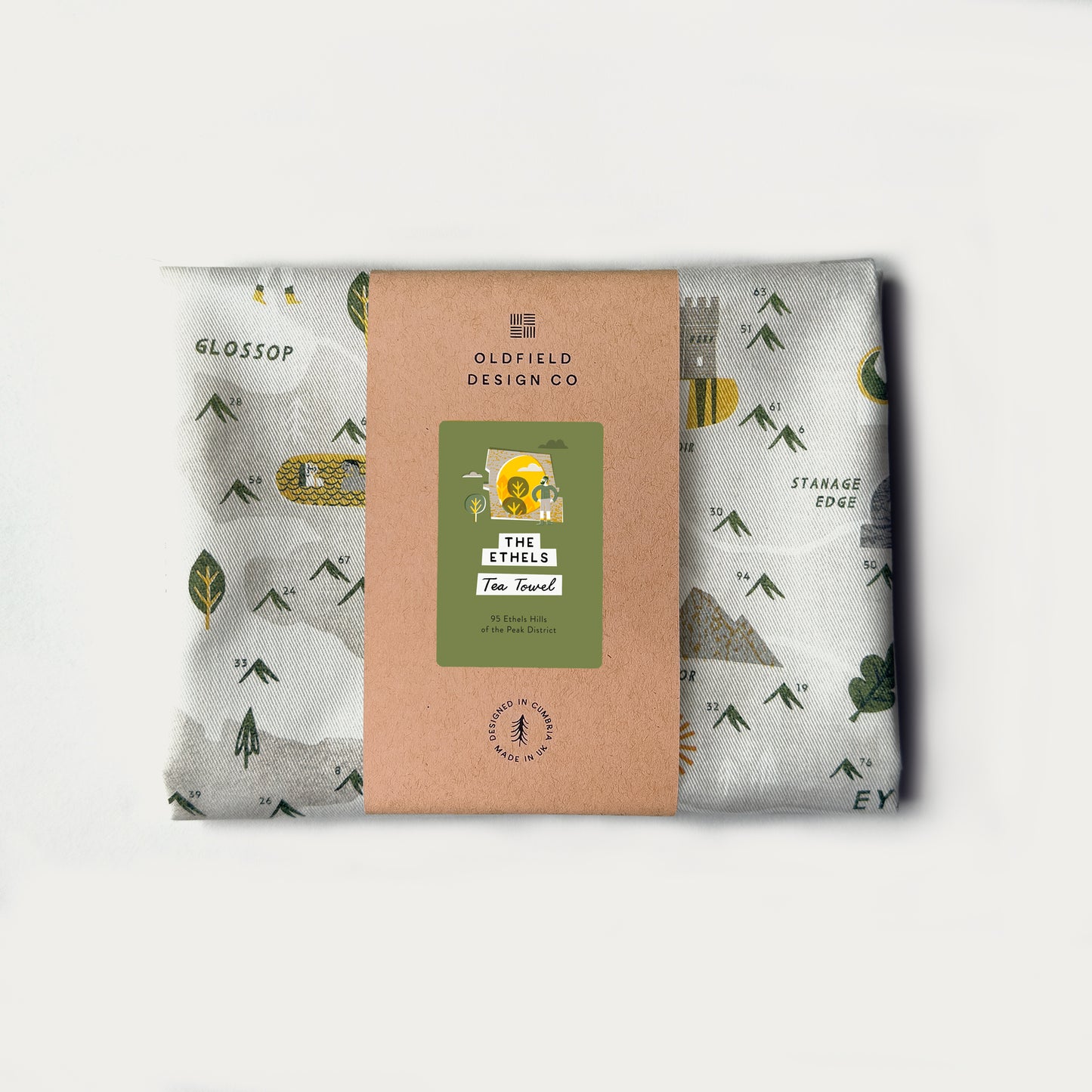 The Peak District Ethels Tea Towel