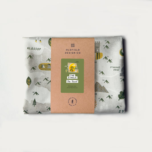 The Peak District Ethels Tea Towel