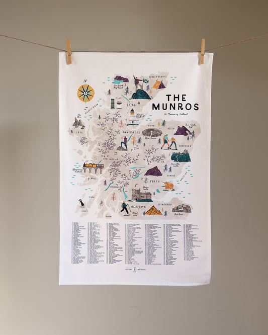 The Munros Tea Towel