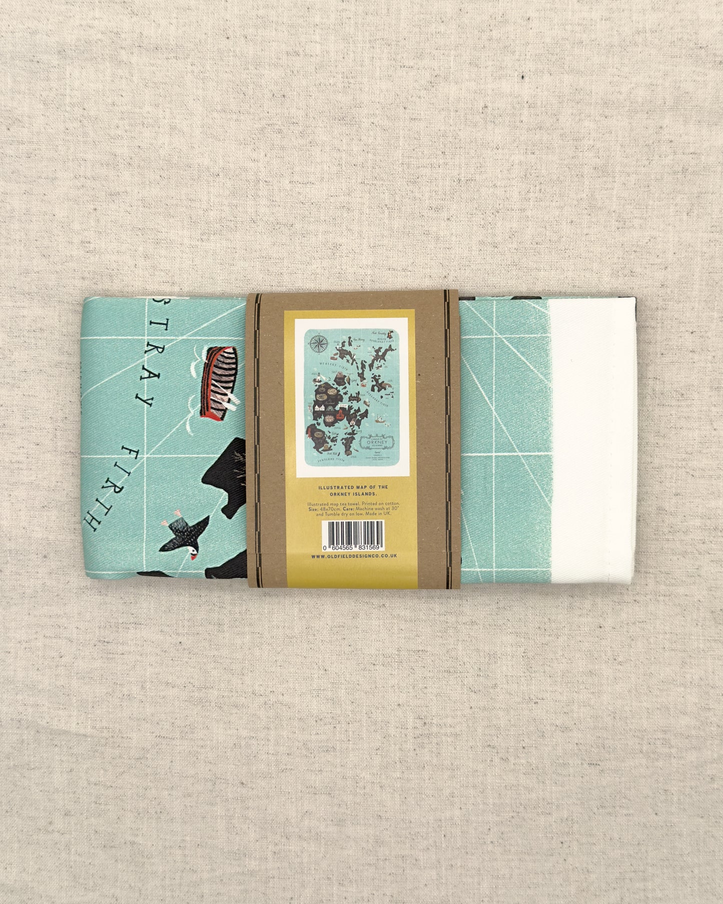 The Orkney Islands Tea Towel