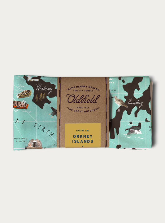 The Orkney Islands Tea Towel