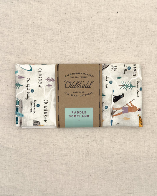 Paddle Scotland Tea Towel