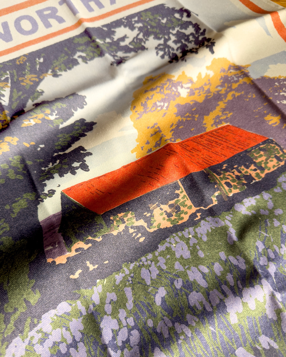 Vintage Visit Dartmoor Emsworthy Mire Tea Towel