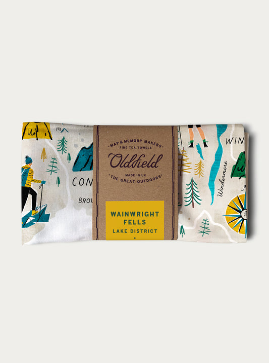 Wainwright Fells Tea Towel
