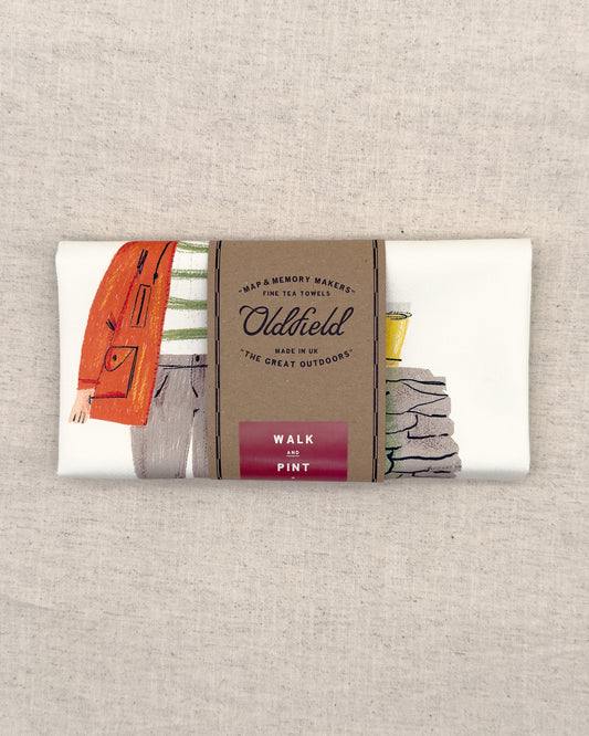 Walk & A Pint Tea Towel