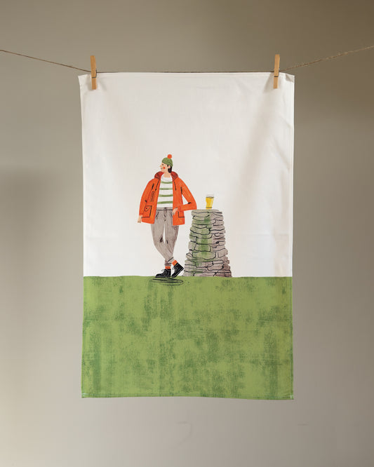 Walk & A Pint Tea Towel