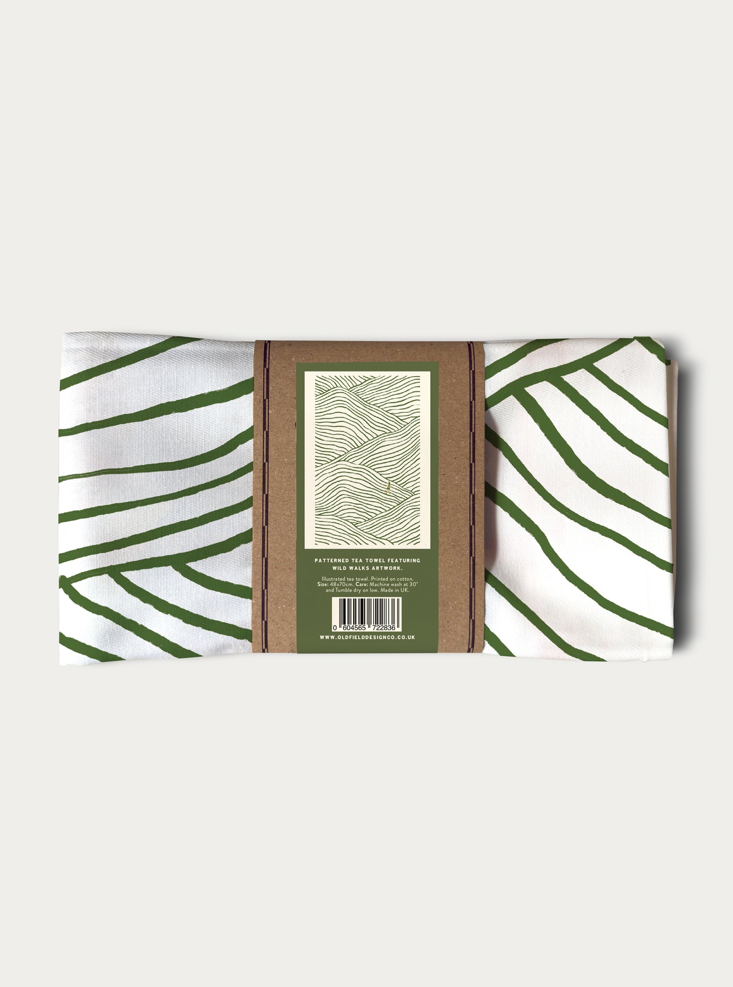 Walking Pattern Tea Towel