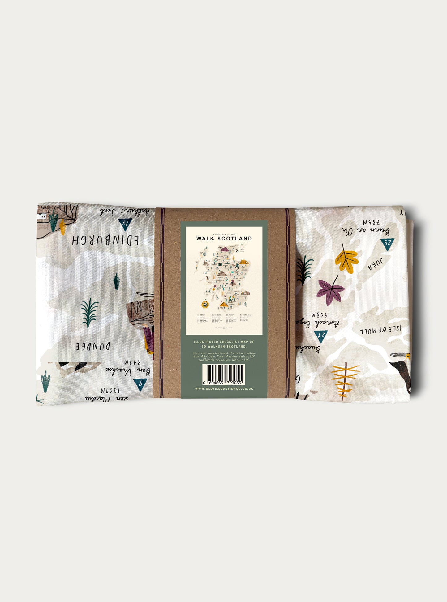 Walk Scotland Tea Towel