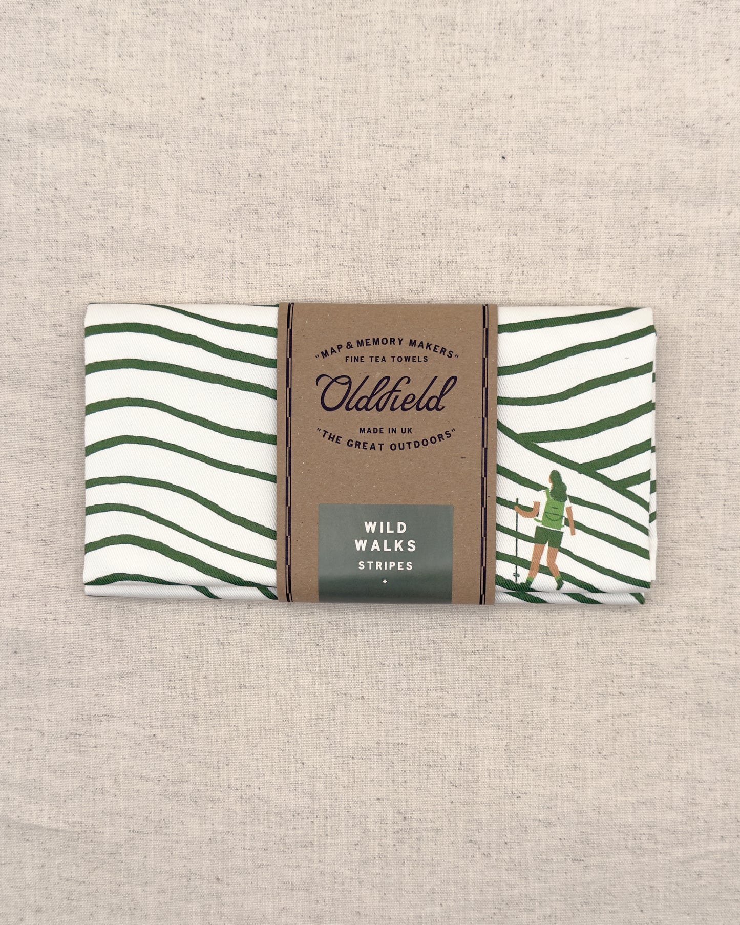 Walking Pattern Tea Towel