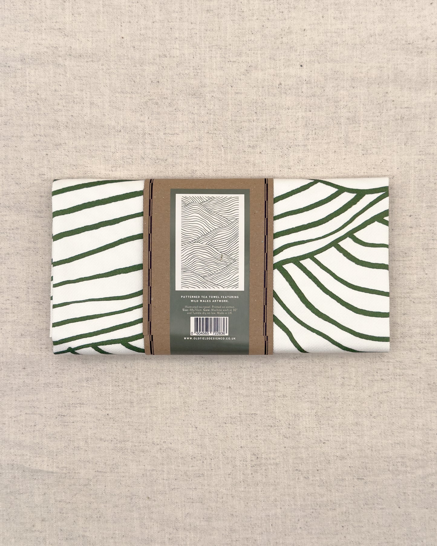 Walking Pattern Tea Towel