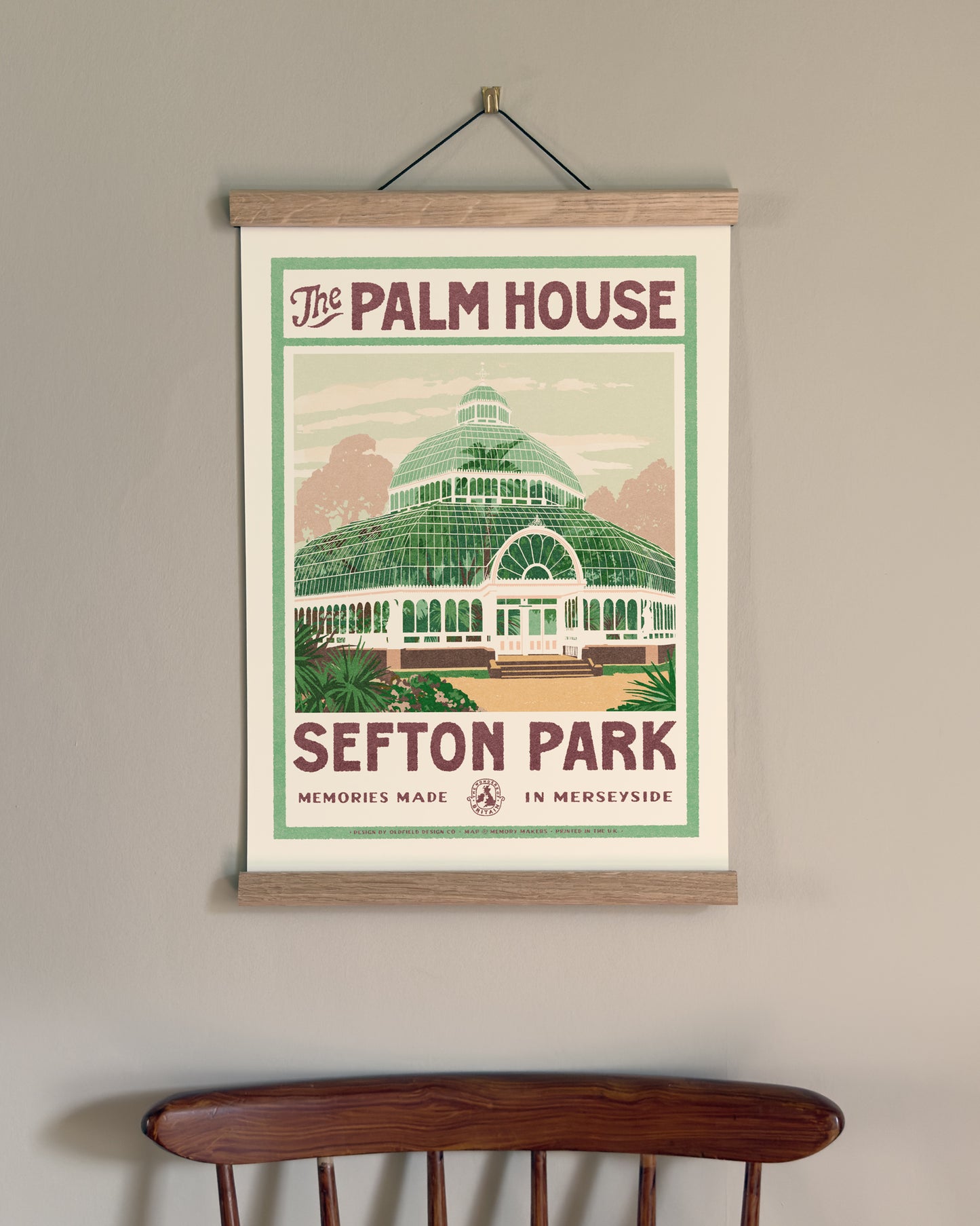 Vintage Visit Sefton Park Print