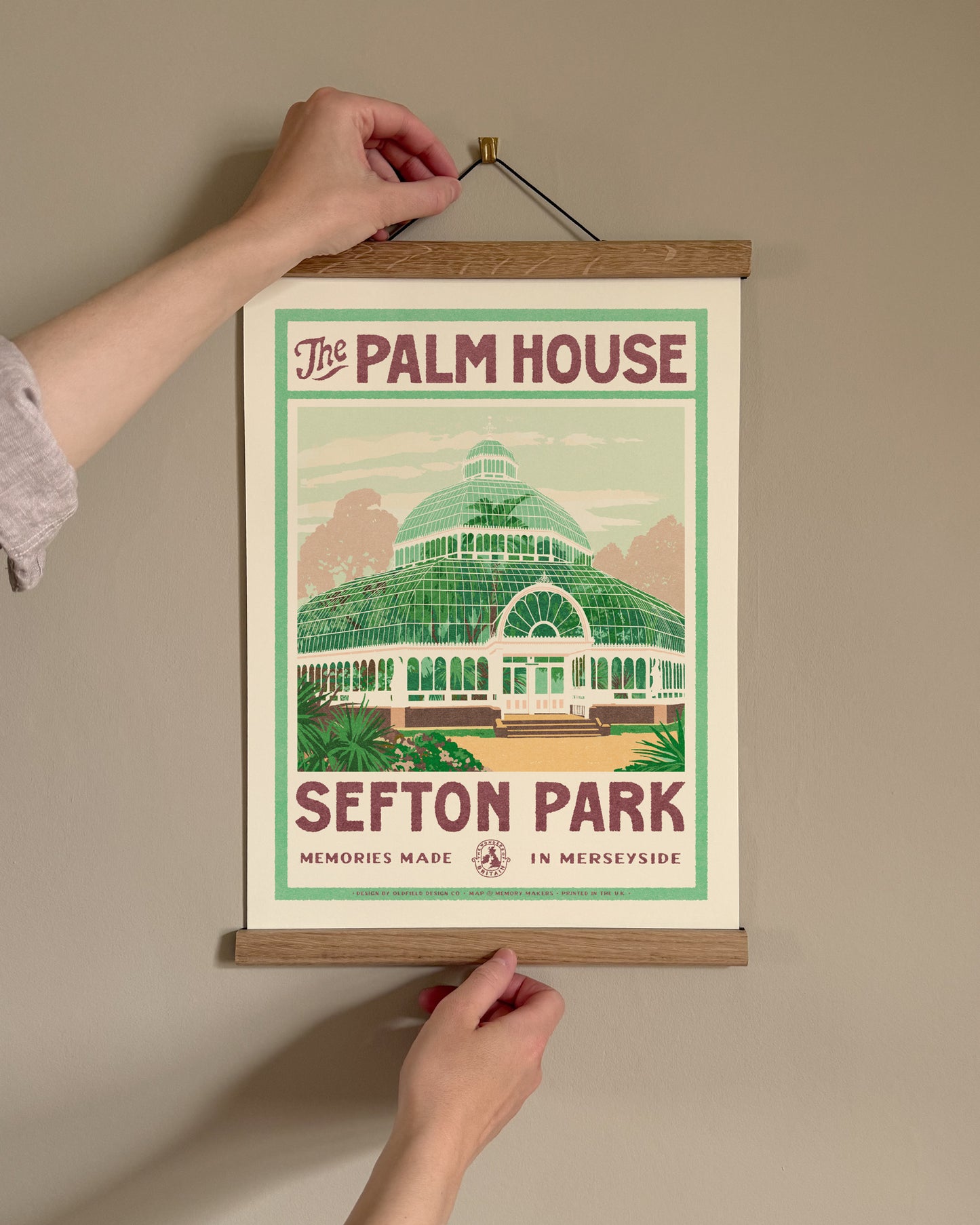 Vintage Visit Sefton Park Print