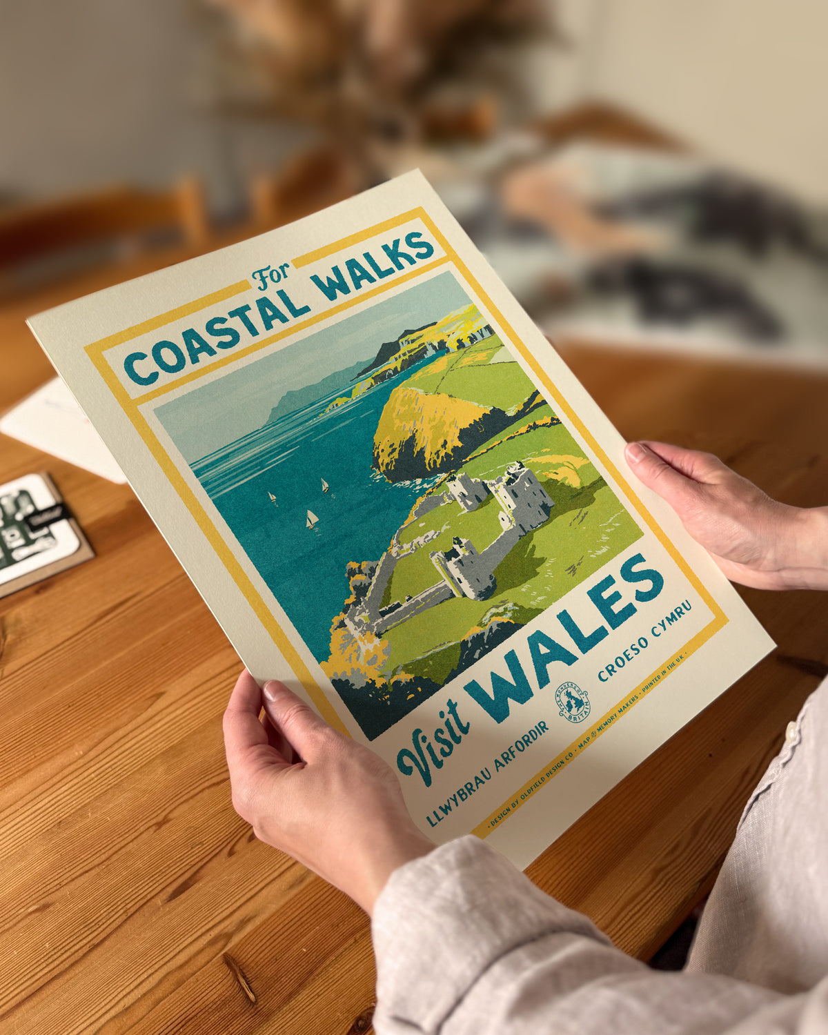 Vintage Visit The Welsh Coast Print